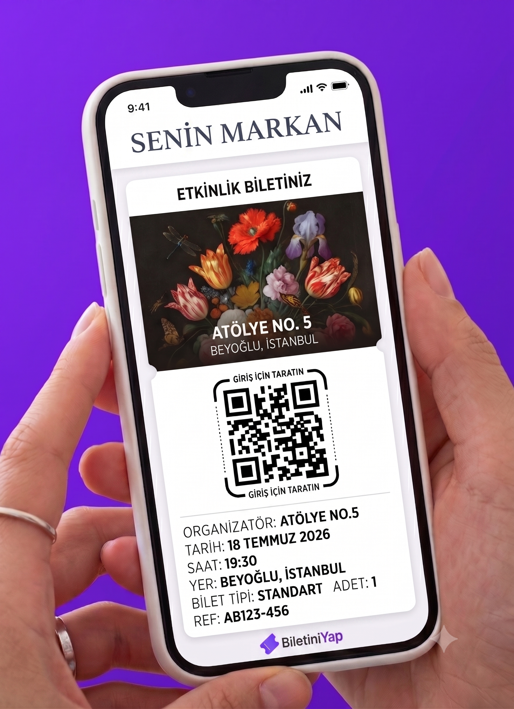 BiletiniYap platformu ekran görüntüsü